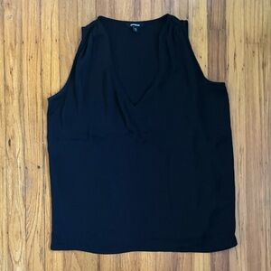 Express Black V-Neck Tank Top